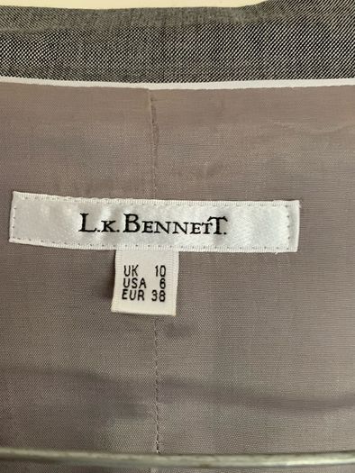 LK Bennett ladies Suit Dress, Pant and jacket Steel Grey