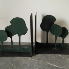 Vintage Tree bookends