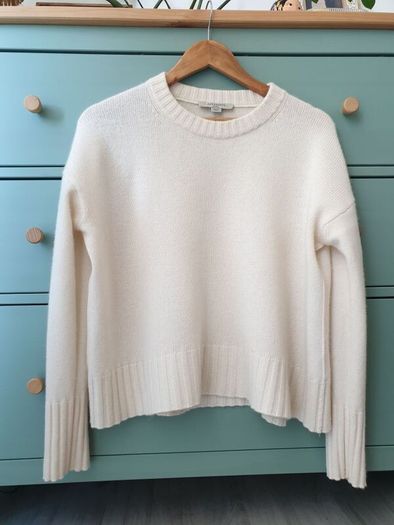Allsaints Wool +cashmere Knitted Jumper Size Medium