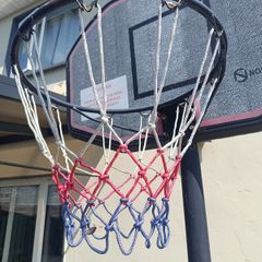 Basketball hoop and ball