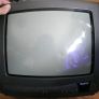 Retro Vintage TV Sanyo 14M1 14" CRT Retro Gaming Television No Remote Used Works Well Image 3
