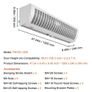 1.2m Commercial Indoor Air Curtain Super Power 2 Speeds 2802m/h, UL Certified Wall Mounted Air Curtains for Doors, Image 2