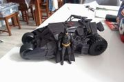 Batman and batmobile electronic figure set