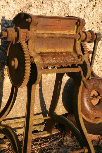 Antique Oil Cake Mill - Thompson Brothers  Vexford Antique Milling Machine