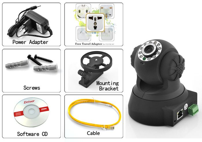 Power Over Ethernet Ip Camera With Angle Control And Motion Detection In Wexford From CTS Systems