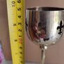 Brass Stemware Goblet Candle Holders . Image 3