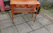 Vintage-Style wooden hall table