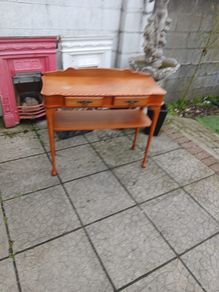 Vintage-Style wooden hall table
