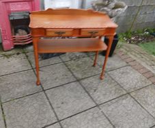 Vintage-Style wooden hall table