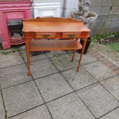 Vintage-Style wooden hall table