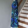 CurveWow blue pattern midi dress, Size 16, BNWT Image 3