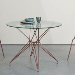 Round Glass Dining Table