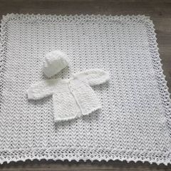 Stunning handmade christening set