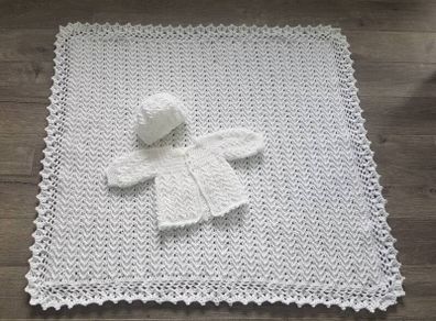 Stunning handmade christening set