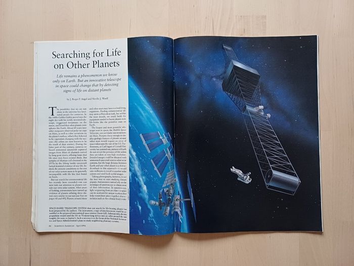 Scientific American Magazine Prehistoric Amber Issue 1996