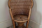 Mid-century childs peacock chair