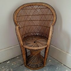 Mid-century childs peacock chair
