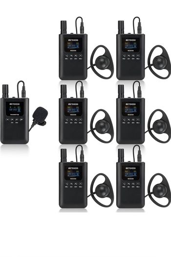 Wireless "Tour Guide" Headsets x7