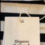 top bnwt Mangi black & white stripe wrap effect organic cotton top medium Image 8