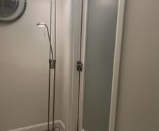 Tall Uplighter with reading lamp, dimmable