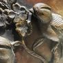 Pair of Antique Japanese Bronze Vases -Birds & Blossom - 40.5cm Image 4