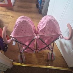 Dolls twin buggy