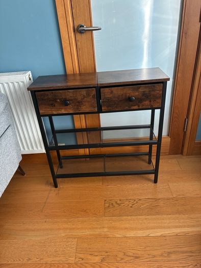 2 Drawer Hall Table Shoe Storage