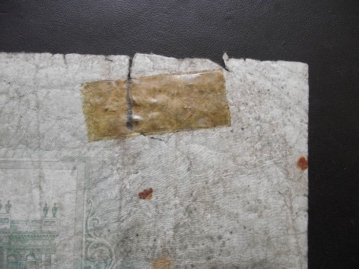 1939 Ulster Bank 5 Pounds, hand-signed 'Lester'