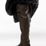 Zara Leather Tall Over The Knee Boots Image 5