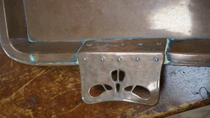 Arts & Crafts Copper Serving Tray