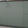 IKEA BODARP Grey-Green Kitchen Door 60x80cm - 904.355.45 Image 4