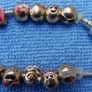 18k Gold Plated Emoji Charms on Silver Tone Bracelet Image 4