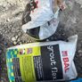 10kg bag and half of Grout BAL Flex Mid Grey Image 2