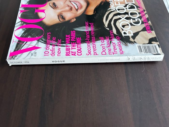 British Vogue Magazines 1996 Priced Individually