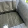 Navy Blue Three Seater Fabric Sofa Image 7