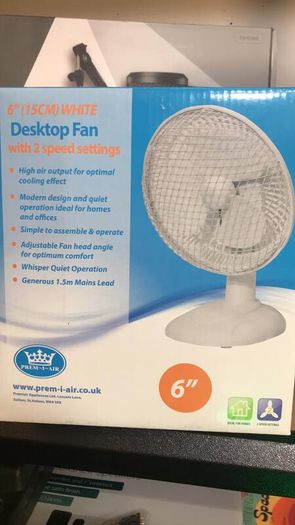 6" Desk Top Fan