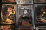 Marnie ! Ultra Rare ! CGS 9.5 ! Mint+ ! from Sword &amp;Shield Set ! 2020 ! Graded Pokemon Card ! PSA ! Cosmic Grading !