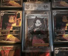 Marnie ! Ultra Rare ! CGS 9.5 ! Mint+ ! from Sword &Shield Set ! 2020 ! Graded Pokemon Card ! PSA ! Cosmic Grading !