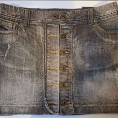 SALE!  Women's Grey Denim Skirt