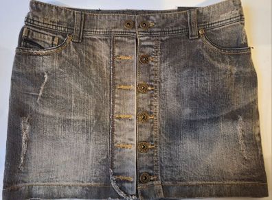 SALE!  Women's Grey Denim Skirt