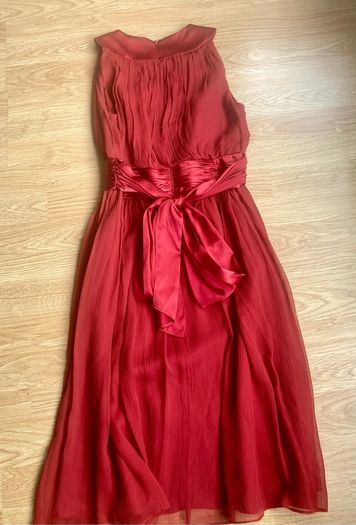 Crimson red dress