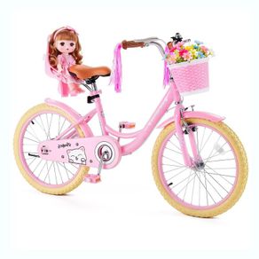 20 in Children Bicycle Ages 7-13, Adjustable Seat High-Carbon Steel Frame