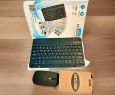 New Bluetooth Wireless Rechargeable Keyboard and light up Mouse Set