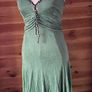 Karen Millen dress midi with straps green summer occasion size S/M Image 2