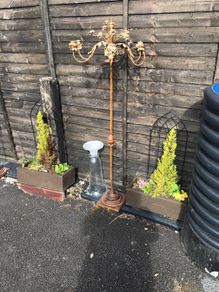 Antique or wedding  candle stands.