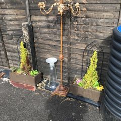 Antique or wedding  candle stands.