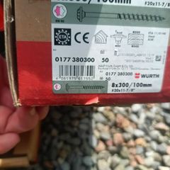 8x300mm /100mm insulation fixings