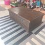 Large mahogany coffee table Image 5