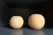 Small ball vases 10cm &amp; 8cm Cooee Design