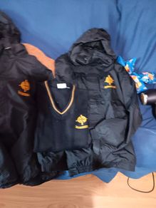 clonkeen college jacket and jumper